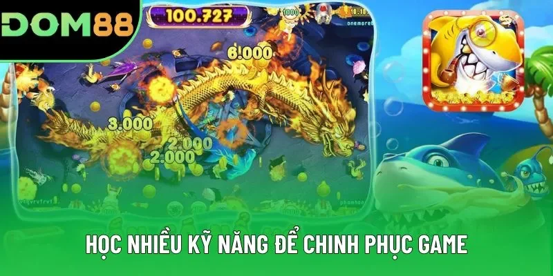 Người chơi rèn kỹ năng điêu luyện diệt cá Người chơi rèn kỹ năng điêu luyện diệt cá